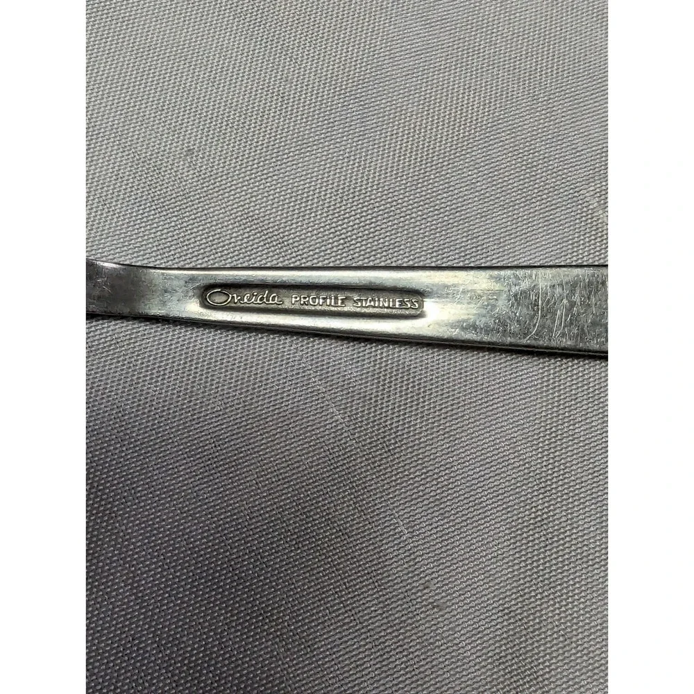 Oneida Profile Stainless Flatware Orlando Oval Soup Place Spoons Set Of 5 SEE